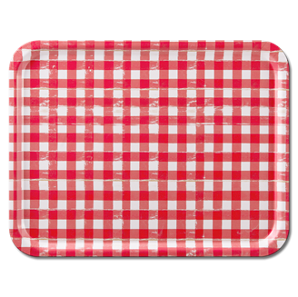 Bild på Red Gingham 43x33cm
